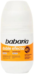 Deodorant roll-on fara alcool pentru pielea sensibila cu dublu efect Silky Skin Babaria 50 ml 