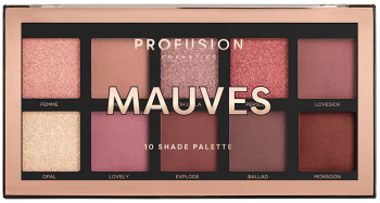 Mauves Paleta Farduri 10 Nuante Profusion Cosmetics 103 gr 