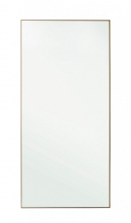 Oglinda perete rama metal auriu Universe 80x1.5x170 cm 
