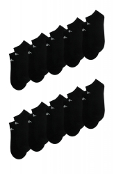 Set Kappa 10 perechi de sosete scurte barbati - Negru 39-42 