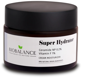 Super Hydrator Crema reparatoare intensiv hidratanta cu Ceramide 0.2 + Vitamina F 1 Bio Balance 50 ml 
