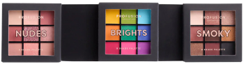 Ultimate Collection Set 3 Mini Palete Farduri Vegane 3 x 9 Nuante Profusion Cosmetics 164 gr 