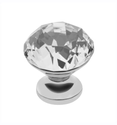 Buton mobila White Crystal 30x30 mm 