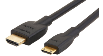 Cablu mini HDMI la HDMI Amazon Basics 10 2 Gbps 4K 30Hz 2160p 1.8 m negru - RESIGILAT 