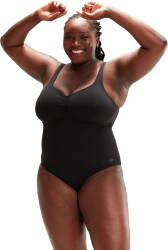 Costum de baie intreg Speedo Shaping Aquanite pentru femei full body negru FR 48 - OUTLET 