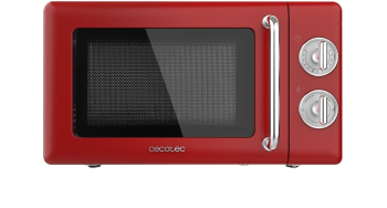 Cuptor cu microunde Cecotec Proclean 3010 Retro Red 20 L 700 W - RESIGILAT 