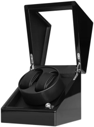 Cutie intors ceasuri iUni 4 programe Watch Winder 2 Black 