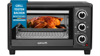 Mini-Cuptor electric OptimumX 20 L 1380 W negru - RESIGILAT 
