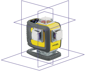Nivela laser in cruce Nivel System CL4D-P 4D Multifunctionala laser rosu 4 planuri laser 360 grade 