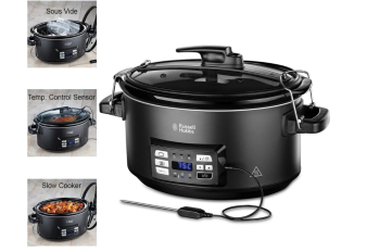Oala Pentru Gatit Lent Russell Hobbs 25630-56 termometru inclus negru - RESIGILAT 