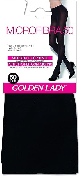 Pachet 3 Dresuri din microfibra pentru femei Golden Lady 50 DEN negru Marimea 3-M - OUTLET 