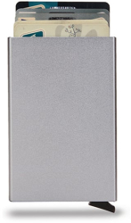 Portofel pentru Carduri din Metal Silver 