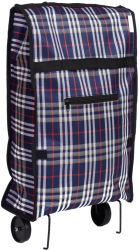SACOSA DE PIATA CU ROTI 25 L ALB ALBASTRU 