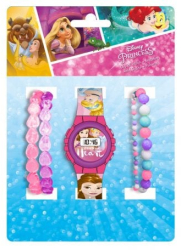 Set ceas digital + bratara Printesele Disney 