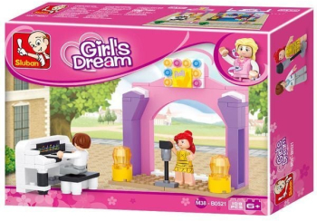 Set de constructie Sluban Scena muzicala 