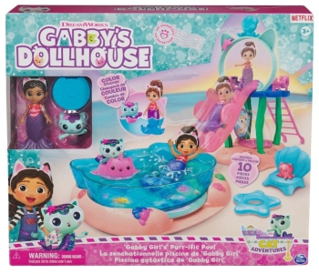 Set de joaca Gabbys Dollouse - La piscina cu Gabby 
