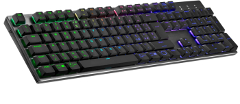 Tastatura mecanica Cooler Master SK653 QWERTY IT fara fir Bluetooth hibrid cu fir RGB - SECOND 
