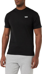 Tricou cu maneca scurta pentru barbati din bumbac Vans Mini Script - Negru XXL - OUTLET 