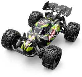 Masinuta cu Telecomanda iUni S757 Scara 1 20 2.4Ghz 20km/h High Speed Off-Road Racing Car Verde 