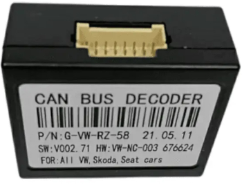 Modul canbus cu 16 pini Raise pentru navigatie Android VW Seat Skoda 