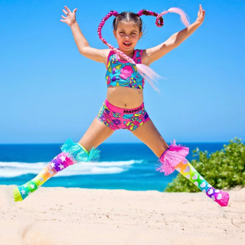 Sosete lungi colorate Madmia pentru fete Let&rsquo s dance 6-99 ani 