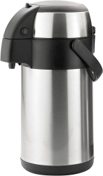Termos inox interior si exterior cu pompa 3 5L