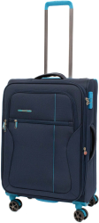 Troler Ultralight Albastru inchis / Turcoaz 69x42x26 cm 3.22 kg expandabil 30 