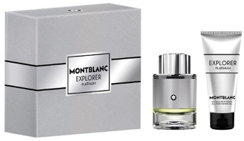 Mont Blanc Set Mont Blanc Explorer Platinum Barbati Eau De Parfum 60ml + Gel De Dus 100ml 