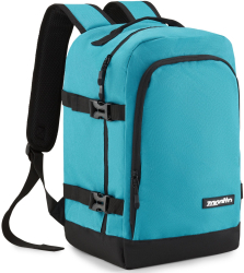 Rucsac de voiaj Albastru Zagatto 40x20x25 cm 20L Compatibil Ryanair Wizz Air Atasabil la troler Impermeabil Curele compresie Se de 