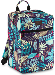 Rucsac de voiaj Multicolor Zagatto 40x20x25 cm Compatibil Ryanair Wizz Air Impermeabil Atasabil la troler Capacitate 20L ZG891 