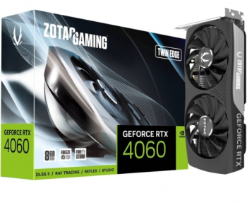 Placa Video ZOTAC GAMING GeForce RTX 4060 Twin Edge 8GB GDDR6 128-bit DLSS 3 