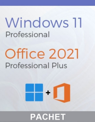 Windows 11 Pro + Office Pro Plus 2021 Licenta Permanenta
