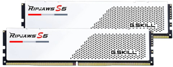Kit Memorie RAM G.Skill Ripjaws S5 48GB (2x24GB) 5600MHz Dual Channel CL40 alb memorii