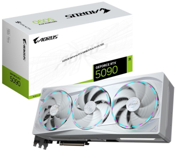Placa video GIGABYTE GeForce RTX 5090 AORUS STEALTH ICE 32GB GDDR7 512-bit DLSS 4.0 