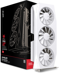 Placa video XFX Mercury AMD Radeon RX 9060 XT OC White Gaming Edition 16GB GDDR6 128 bit 
