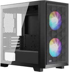 Carcasa PCCOOLER C3D310 ARGB BK MiniTower Fara sursa Black