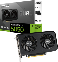Placa video ASUS nVidia GeForce RTX 5050 DUAL OC 8GB GDDR6 128 bit 