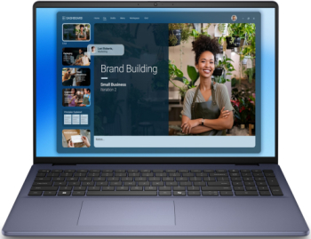 Laptop Dell 16 DC16251 Intel Core 7 150U 16 inch RAM 16GB SSD 512GB Intel Graphics Windows 11 Pro Midnight Blue laptop laptopuri notebook ultrabook