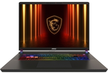 Laptop gaming MSI Vector 17 HX AI Intel Core Ultra 9 275HX 64GB DDR5 2TB SSD GeForce RTX 5090 24GB QHD+ 240Hz Free DOS Cosmos Gray laptop laptopuri notebook ultrabook