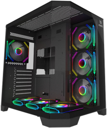 Carcasa AQIRYS Titan ARGB Middle Tower Black