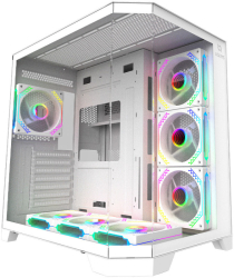 Carcasa AQIRYS Titan ARGB Middle Tower White