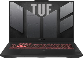 Laptop gaming ASUS TUF A17 FA707NUG AMD Ryzen 7 7445HS 16GB DDR5 512GB SSD GeForce RTX 4050 6GB FHD 144Hz No OS Mecha Gray laptop laptopuri notebook ultrabook