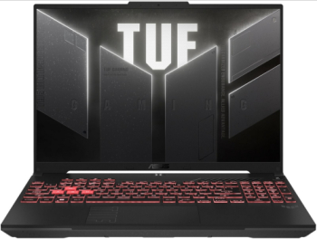 Laptop gaming ASUS TUF A16 FA607NUG AMD Ryzen 7 7445HS 32GB DDR5 512GB SSD GeForce RTX 4050 6GB FHD+ 144Hz No OS Mecha Gray laptop laptopuri notebook ultrabook