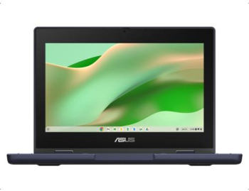 Laptop 2-in-1 ASUS Chromebook CR11 Flip CR1104FTA 11.6 inch Touch Intel N150 8GB eMMC 64GB Intel Graphics Chrome OS Mineral Grey laptop laptopuri notebook ultrabook