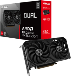 Placa video ASUS AMD Radeon RX 9060 XT DUAL 16GB GDDR6 128 bit 