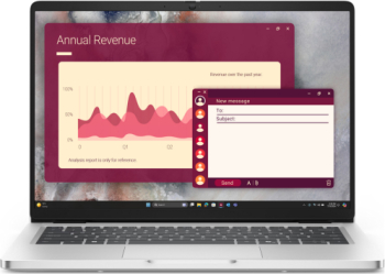 Laptop Dell Pro 14 PC14250 Intel Core Ultra 7 255U 14 inch RAM 16GB SSD 512GB Intel Graphics Linux Platinum Silver laptop laptopuri notebook ultrabook