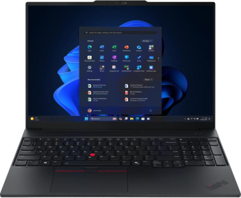 Laptop Lenovo ThinkPad E16 Gen 3 16 inch WUXGA IPS Intel Core Ultra 7 255H 16GB DDR5 1TB SSD Intel Graphics No OS Black laptop laptopuri notebook ultrabook