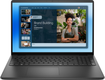 Laptop Dell 16 DC16250 Intel Core 5 120U 16 inch RAM 16GB SSD 512GB Intel Graphics Windows 11 Pro Carbon Black laptop laptopuri notebook ultrabook