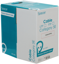 Cablu FTP Spacer cupru rola 305 m cat 5E cabluri componente