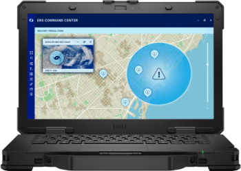 Laptop Dell Pro Rugged RB14250 Intel Core Ultra 7 165U 14 inch RAM 32GB SSD 1TB Intel Graphics 5G Windows 11 Pro Black laptop laptopuri notebook ultrabook